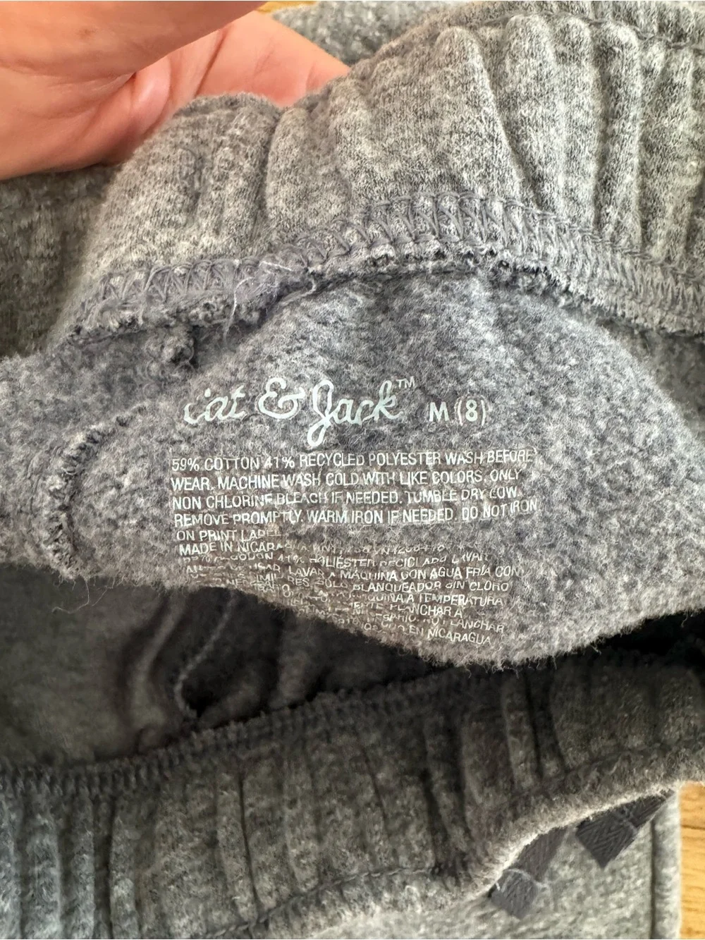 Cat & Jack Boys Size 8 Gray Sweatpants Joggers Pants